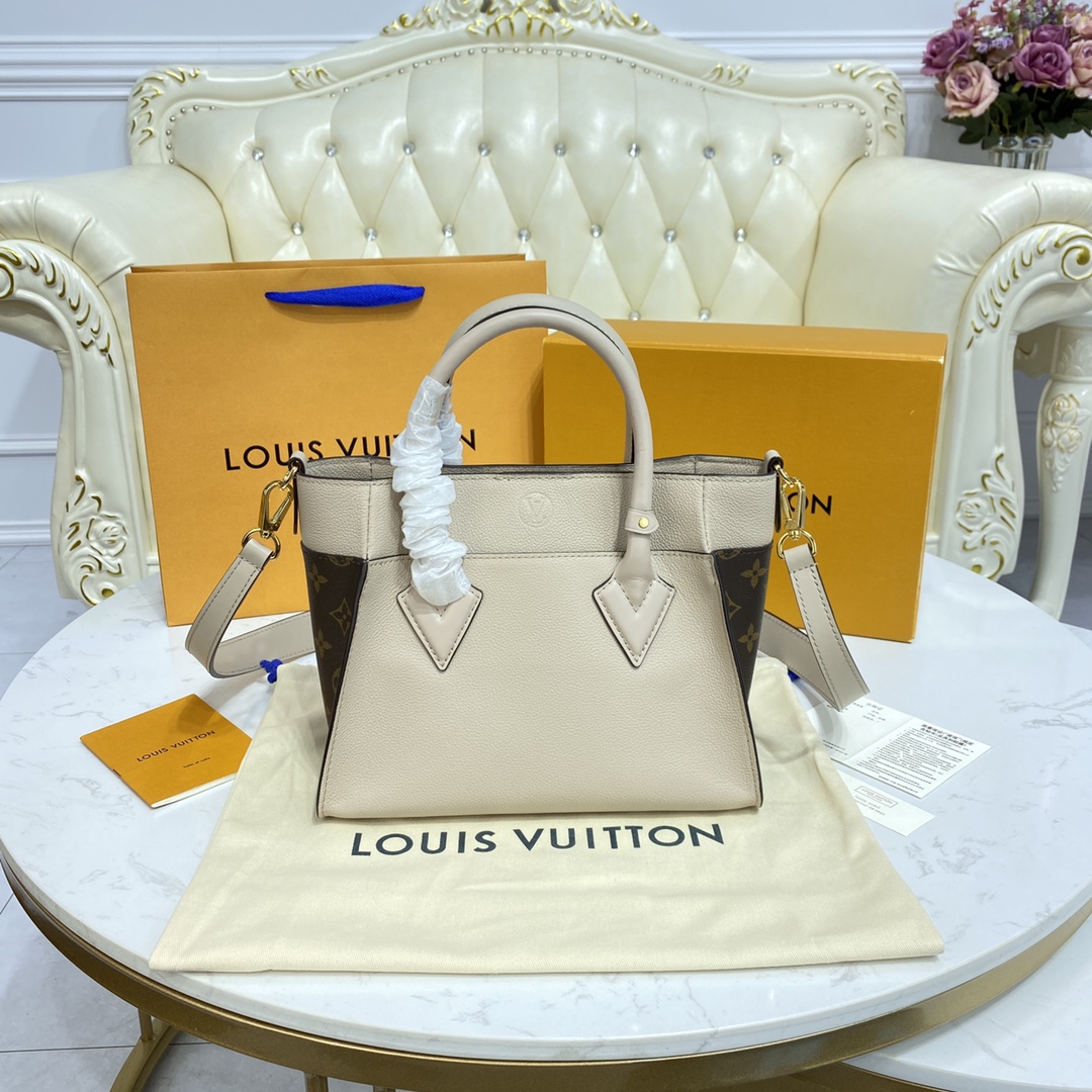 Louis Vuitton ON MY SIDE PM Tote Bag M57729 Greige